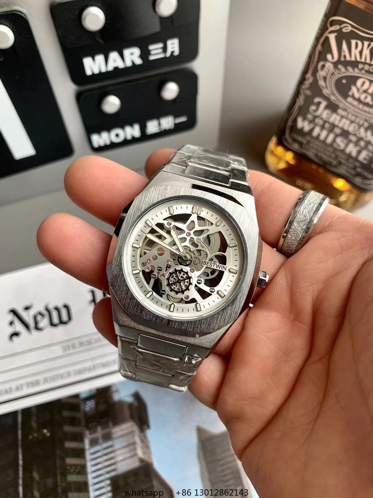 Luxury Watch Gold - Steel strip waterproof personalized hollow out