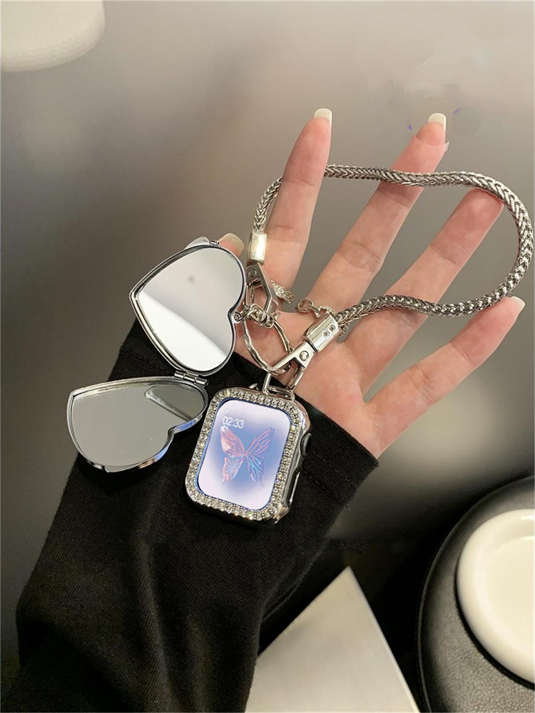 Luxury Watch Korea - Korea Silver Bone Love Mirror Pendant