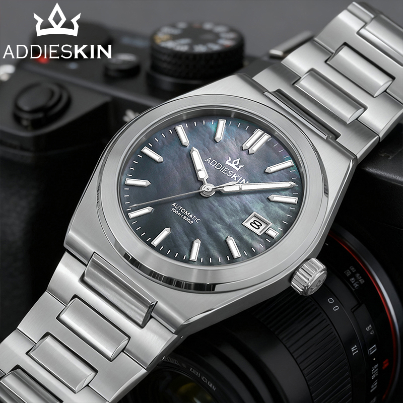 Guilloché Dial Watch - AddiesKin Automatic Watches For Men 39mm