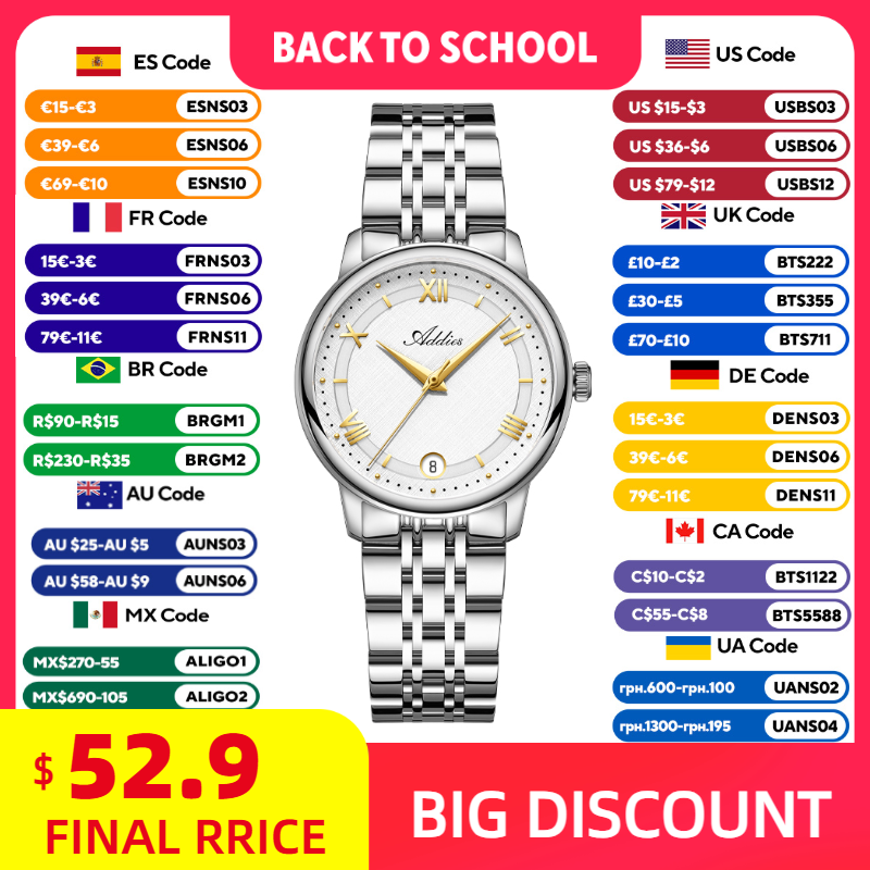 Luxury Watch Safe - ADDIES New Luxury Woman‘s Watch GM12