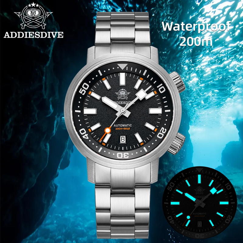 ADDIESDIVE 200M Auto Diving Wa - Guilloché Dial Watch 评论和价格