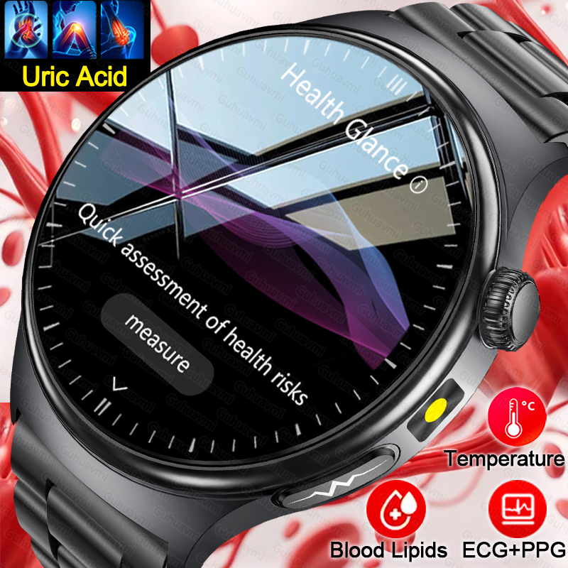New Accurate ECG Smart Watch B - Gmt Dual Timezone Watch 评论和价格