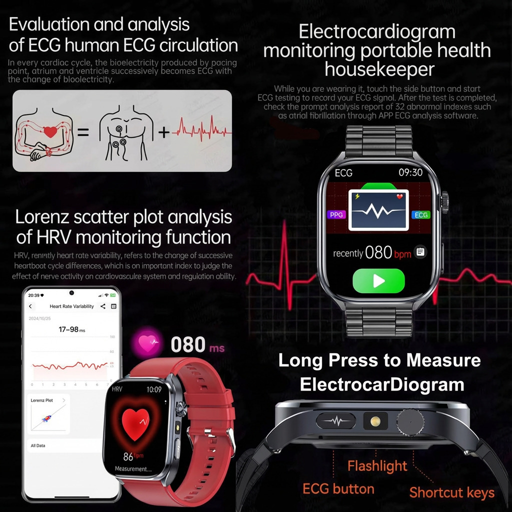 2026 Latest Al-GPT Health Smar - Gmt Dual Timezone Watch 评论和价格