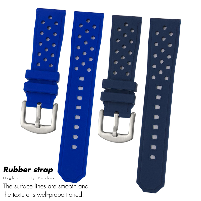 Soft Rubber Silicone Watchband - Seiko Watch 5 Sports 评论和价格