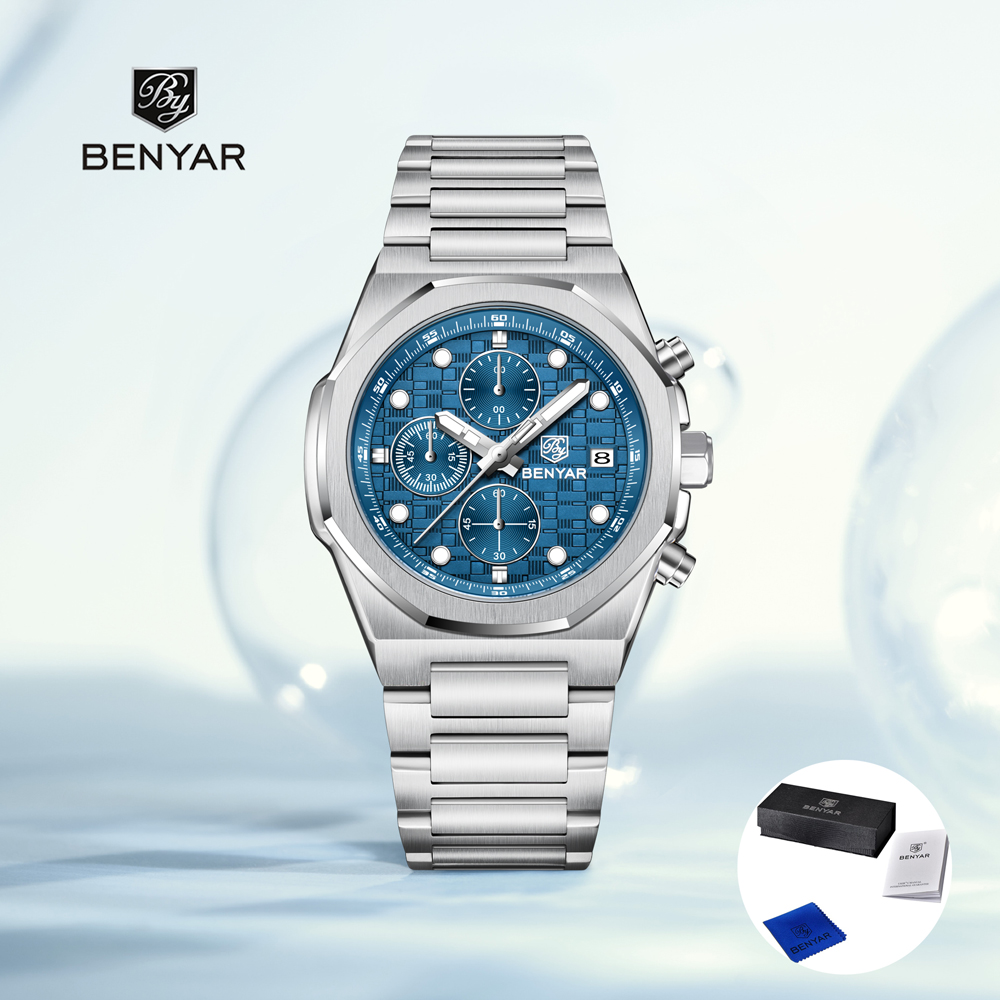 2025 New BENYAR Men's Watches  - Luxury Watch Safe 评论和价格