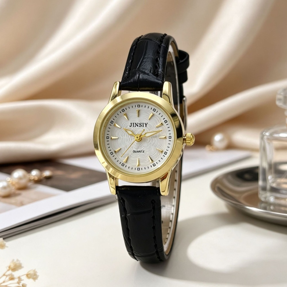 Fashion Leather Strap Quartz W - Luxury Watch With Leather Strap 评论和价格