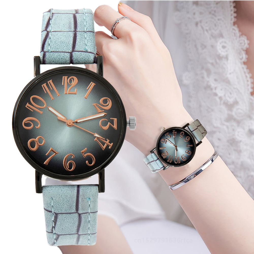 Luxury Women's Watch Fashion V - Luxury Watch With Leather Strap 评论和价格