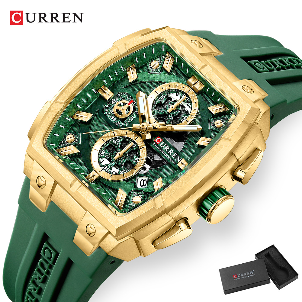 CURREN Luxury Vintage Watch fo - Luxury Watch Safe 评论和价格