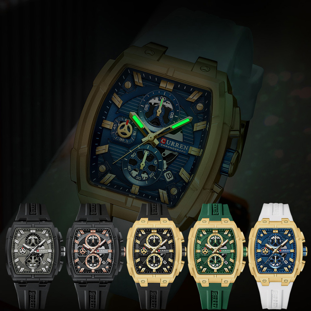 CURREN Luxury Vintage Watch fo - Luxury Watch Safe 评论和价格