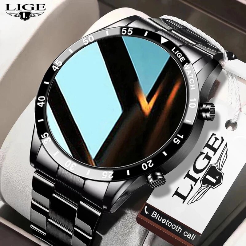 LIGE New Bluetooth Call Smart  - Luxury Watch Korea 评论和价格