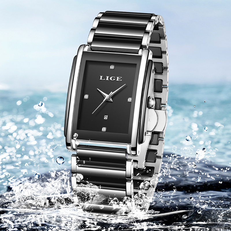 LIGE New Luxury Women Watches  - Luxury Watch Safe 评论和价格