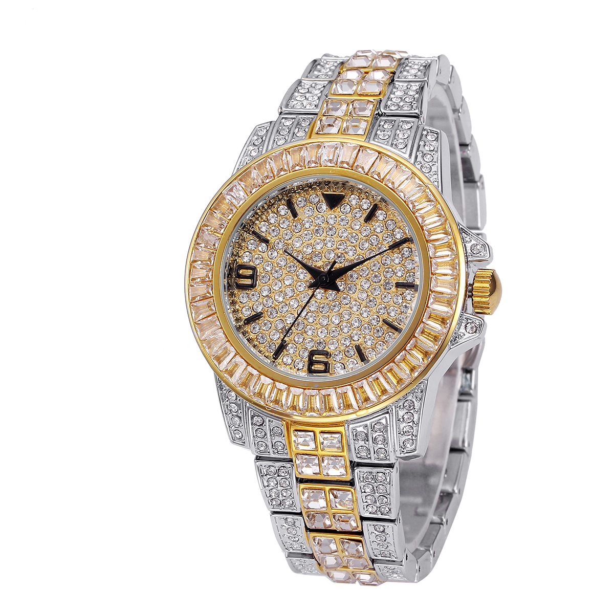 Luxury Full Stone Quartz Watch - Luxury Watch For Women 评论和价格