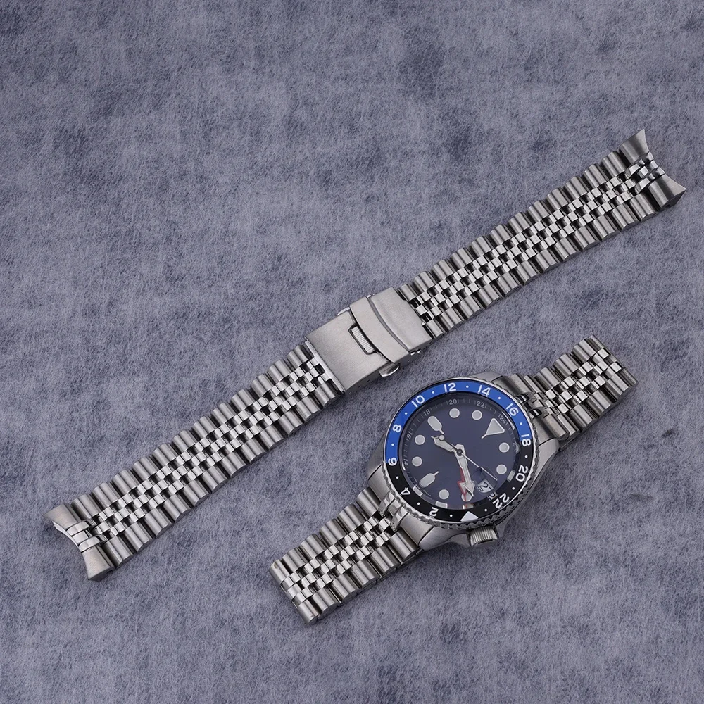 Carlywet 22mm Jubilee Strap fo - Seiko Watch 5 Sports 评论和价格