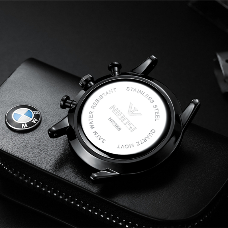 NIBOSI Fashion Mens Watches To - Luxury Watch Safe 评论和价格