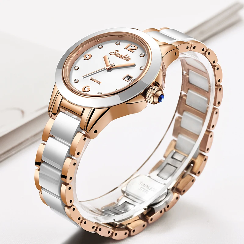 Sunkta Fashion Casual Quartz W - Luxury Watch For Women 评论和价格