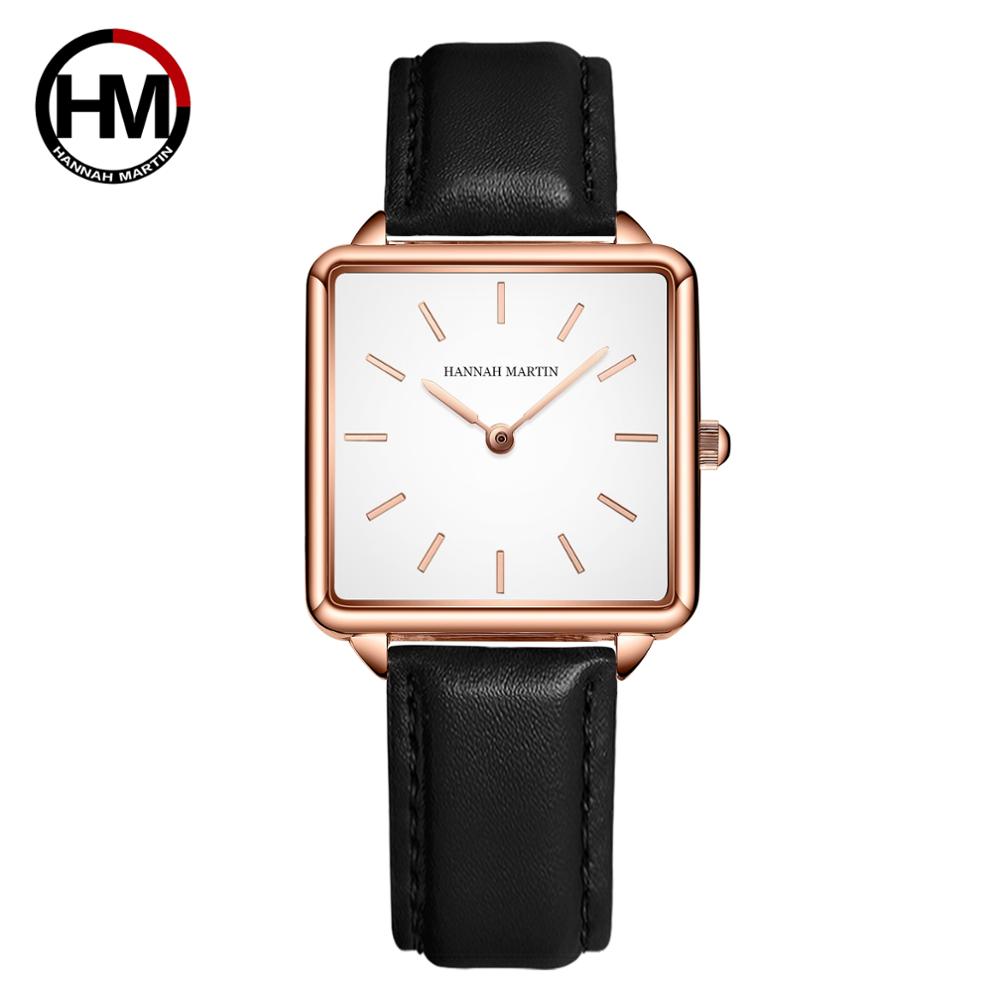 Genuine Leather Strap Japan Qu - Luxury Watch With Leather Strap 评论和价格
