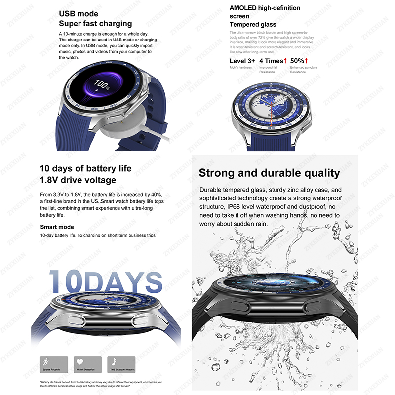 2025 New For OPPO Watch X High - Luxury Watch Korea 评论和价格