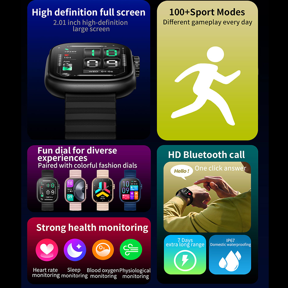 Man Smart Watch Flashlight Bod - Luxury Watch Korea 评论和价格