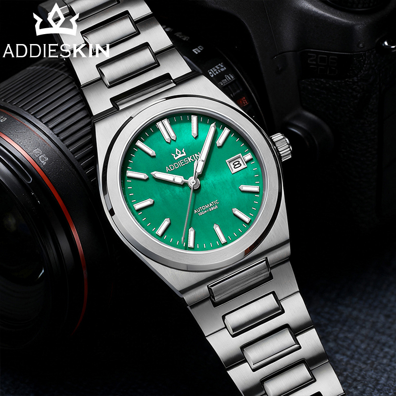 AddiesKin Men Automatic Watche - Guilloché Dial Watch 评论和价格