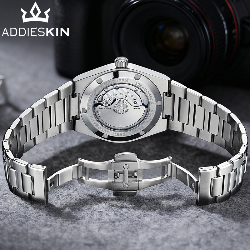 AddiesKin Men Automatic Watche - Guilloché Dial Watch 评论和价格