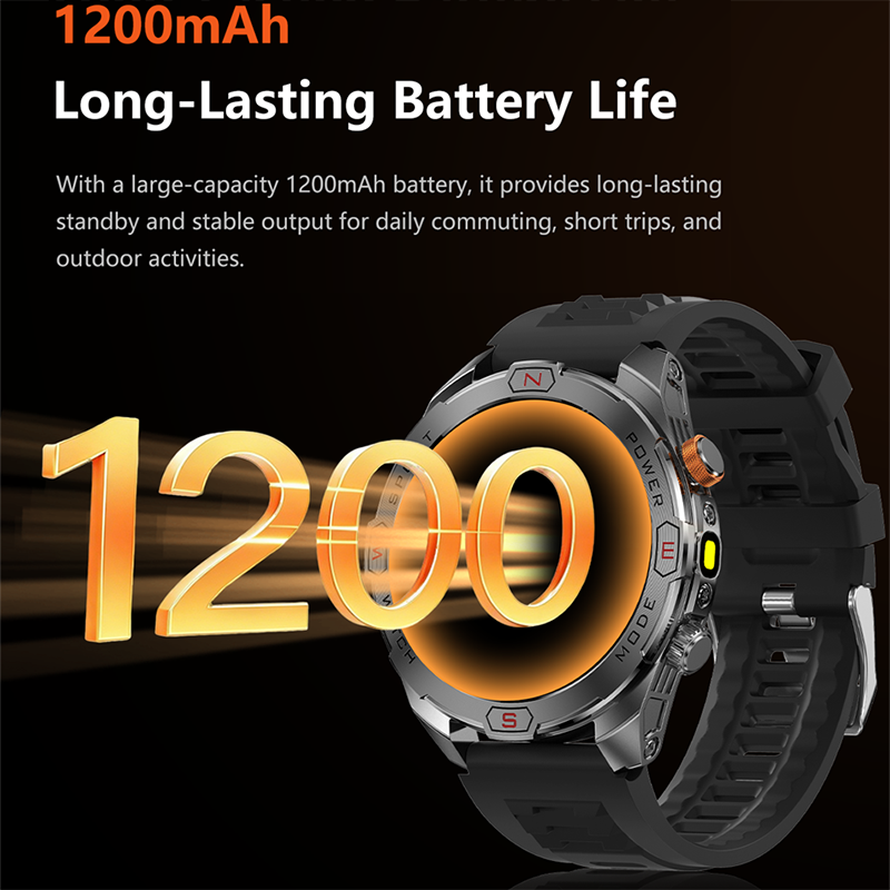 2026 New Rugged Power Smart Wa - Gmt Dual Timezone Watch 评论和价格