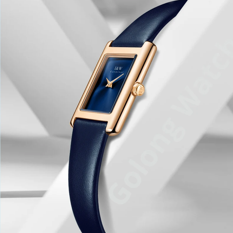 I&W Carnival Ultra thin Quartz - Luxury Watch With Leather Strap 评论和价格