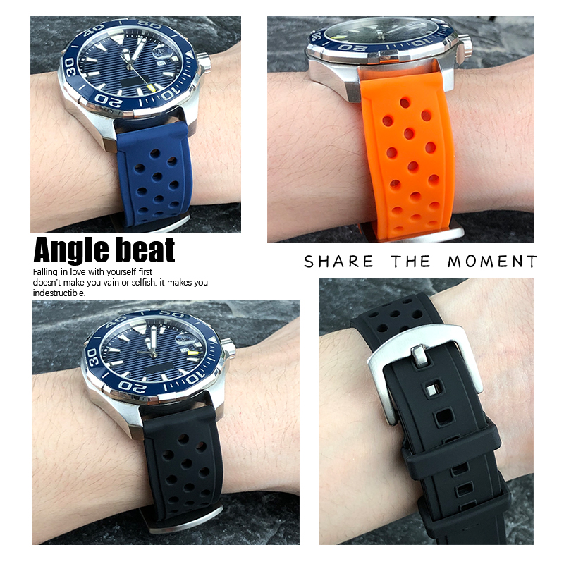 22mm 21mm 20mm Silicone Watch  - Seiko Watch 5 Sports 评论和价格