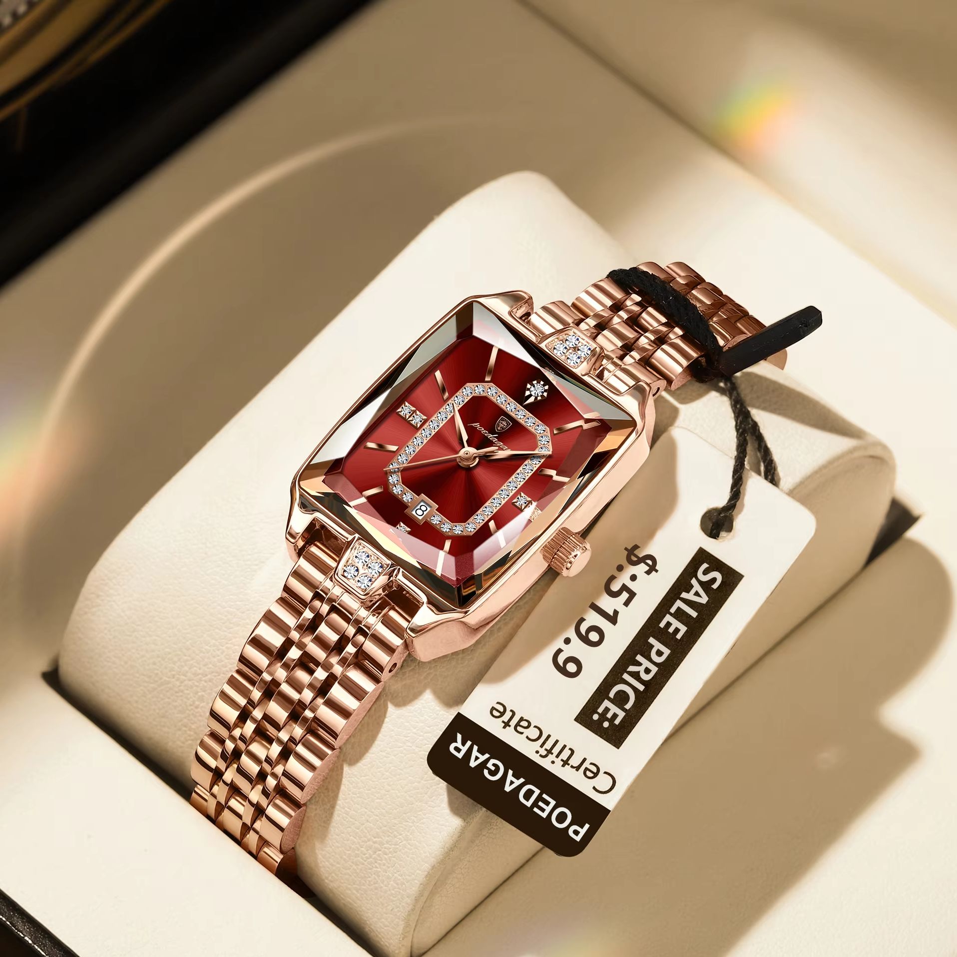 POEDAGAR Fashion Elegant Women - Luxury Watch For Women 评论和价格