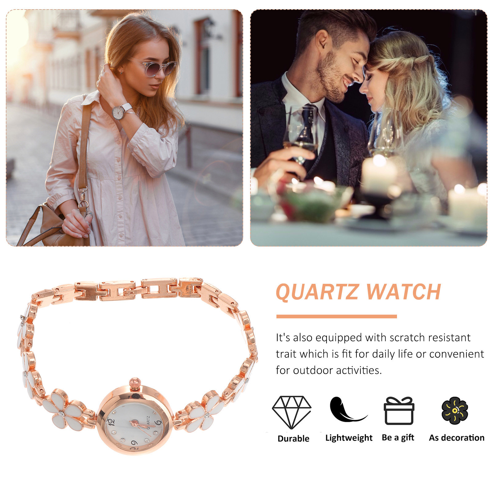 Exquisite Watch White Bracelet - Luxury Watch Hand 评论和价格