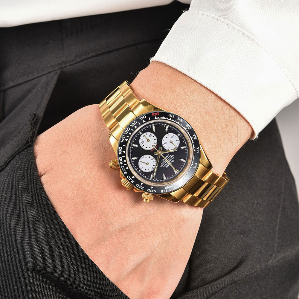 39mm gold custom men's watch V - Luxury Watch Gold 评论和价格