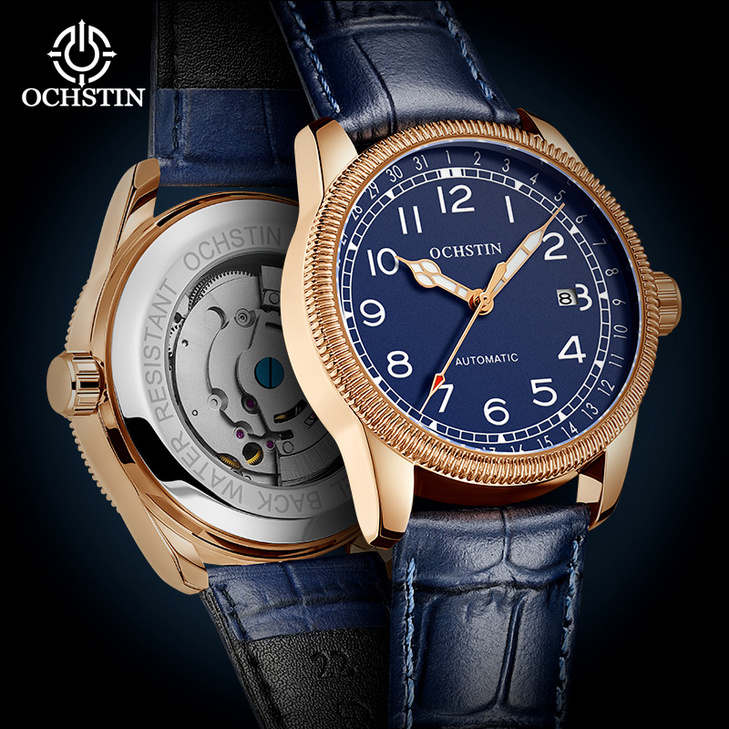 OCHSTIN Mens Business Watch Au - Guilloché Dial Watch 评论和价格