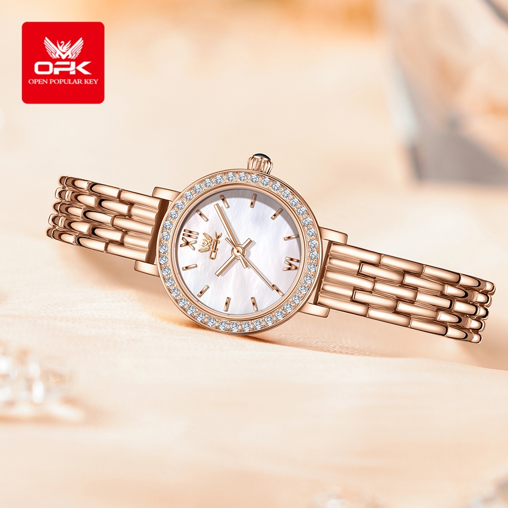OPK 6063 Light Luxury Watch Wo - Luxury Watch With Leather Strap 评论和价格