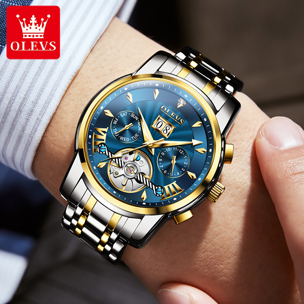 OLEVS Men Watches Luxury Fashi - Luxury Watch Hand 评论和价格