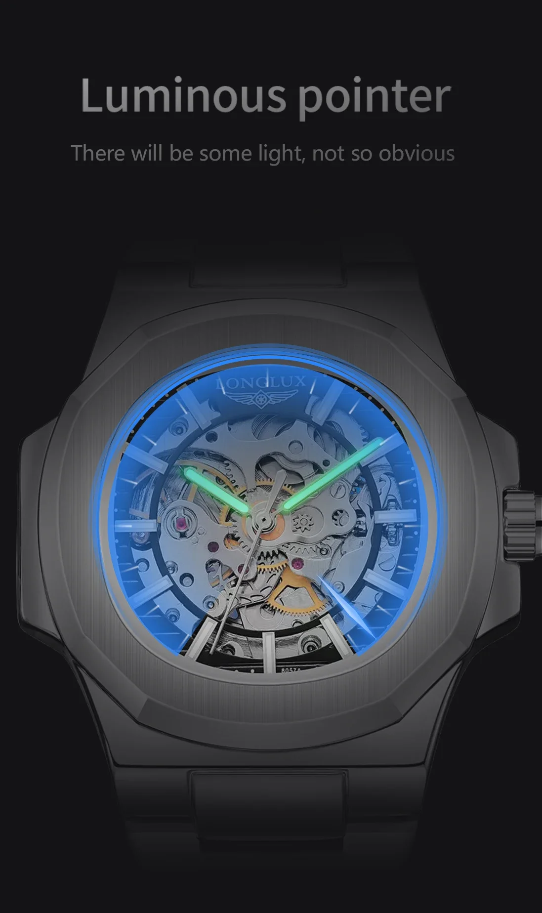 LONGLUX Men Automatic Mechanic - Seiko Watch 5 Sports 评论和价格