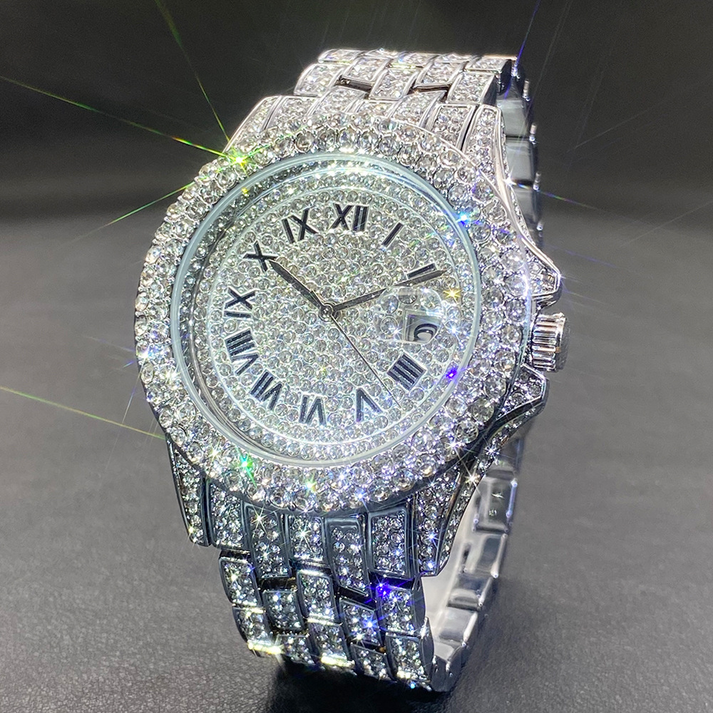 Big Gold Silver Black Wristwat - Luxury Watch Gold 评论和价格