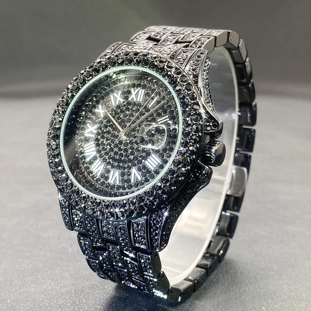 Big Gold Silver Black Wristwat - Luxury Watch Gold 评论和价格