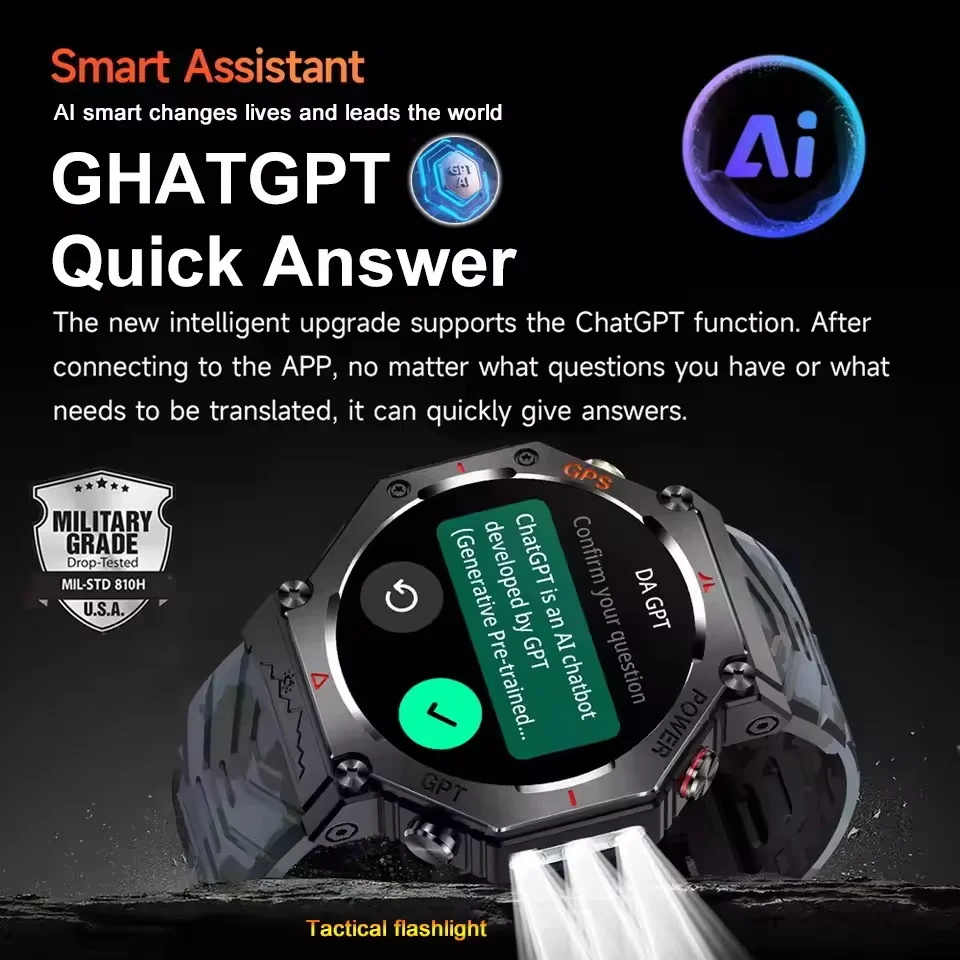 2026 New GPS Smart Watch Built - Gmt Dual Timezone Watch 评论和价格