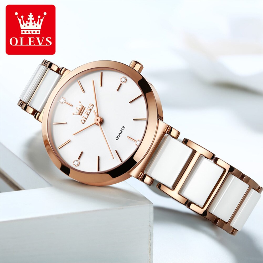 OLEVS Fashion Women Watches Re - Luxury Watch Safe 评论和价格