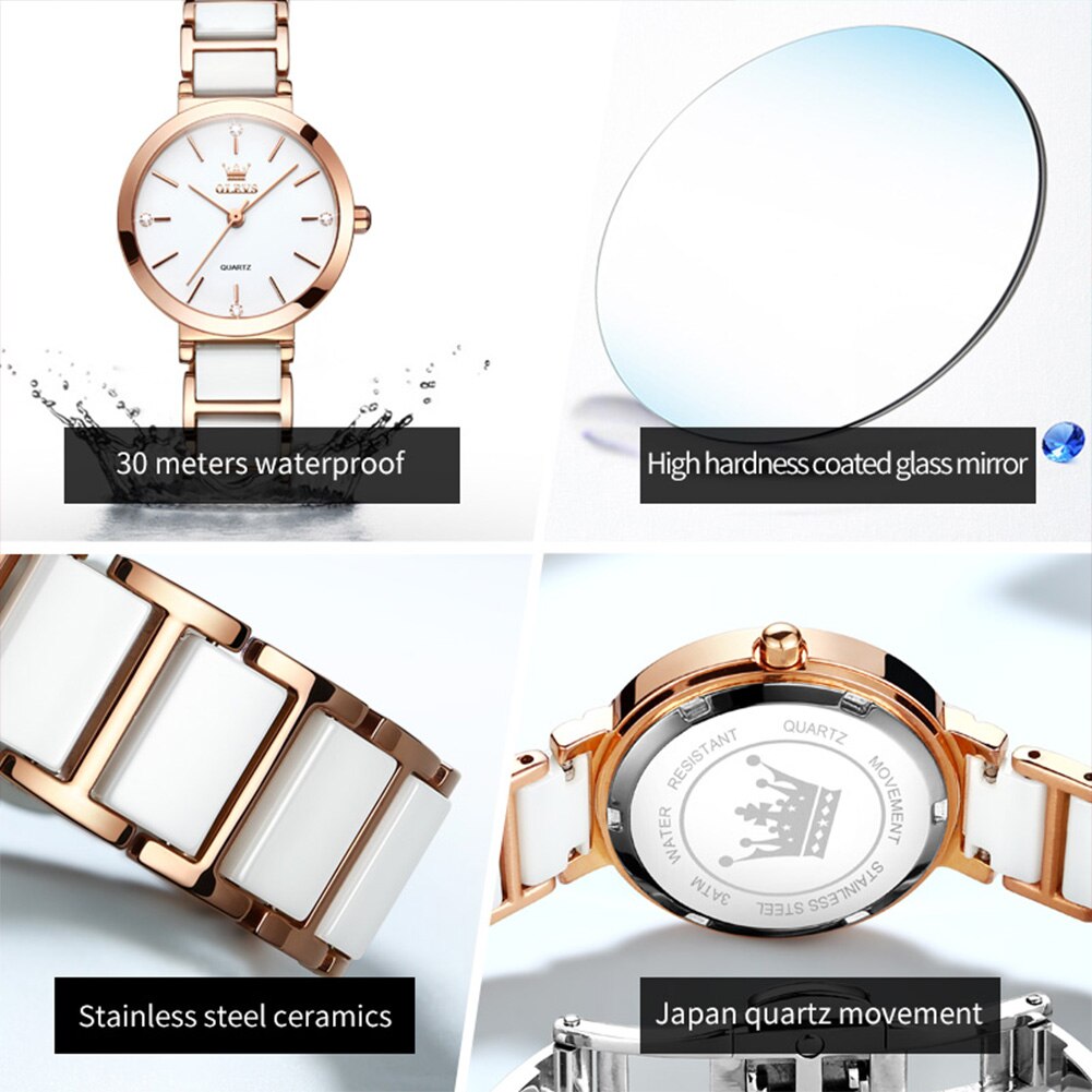OLEVS Fashion Women Watches Re - Luxury Watch Safe 评论和价格